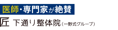 熊本市中央区「匠 下通り整体院」 ロゴ